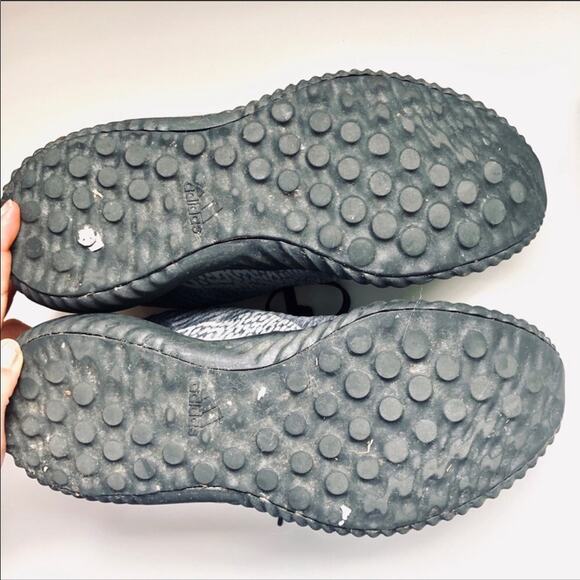 ADIDAS Alphabounce Grey Black Printed Running Gym Athletic Sneakers Shoes 9.5 - Picture 3 of 5